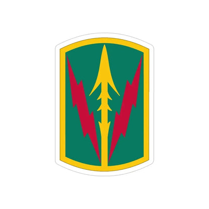 Military Police Brigade Hawaii (U.S. Army) REVERSE PRINT Transparent Die-Cut STICKER - The Sticker Space