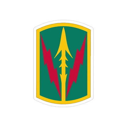 Military Police Brigade Hawaii (U.S. Army) REVERSE PRINT Transparent Die-Cut STICKER - The Sticker Space