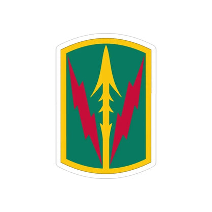 Military Police Brigade Hawaii (U.S. Army) REVERSE PRINT Transparent Die-Cut STICKER - The Sticker Space