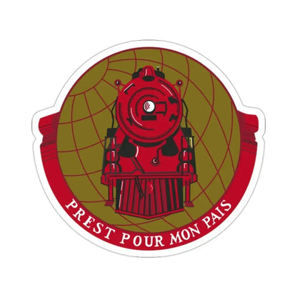 Military Railway Service (U.S. Army) STICKER Vinyl Die-Cut Decal 2 Inch - The Sticker Space