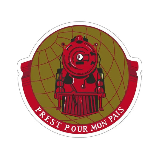 Military Railway Service (U.S. Army) STICKER Vinyl Die-Cut Decal 6 Inch - The Sticker Space