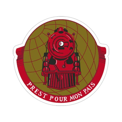 Military Railway Service (U.S. Army) STICKER Vinyl Die-Cut Decal - The Sticker Space