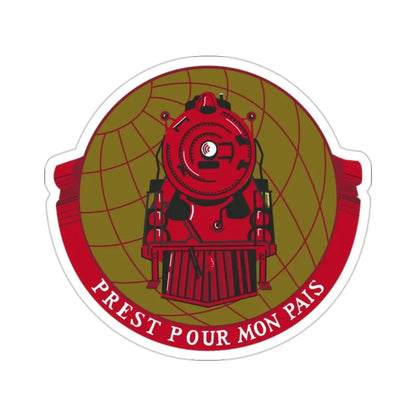 Military Railway Service (U.S. Army) STICKER Vinyl Die-Cut Decal - The Sticker Space