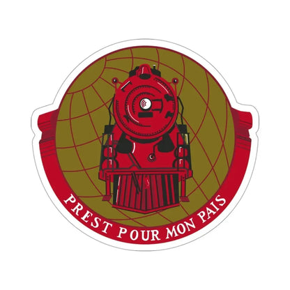 Military Railway Service (U.S. Army) STICKER Vinyl Die-Cut Decal - The Sticker Space