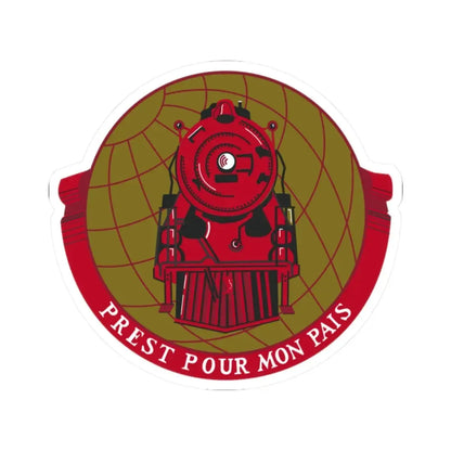 Military Railway Service (U.S. Army) STICKER Vinyl Kiss-Cut Decal - The Sticker Space