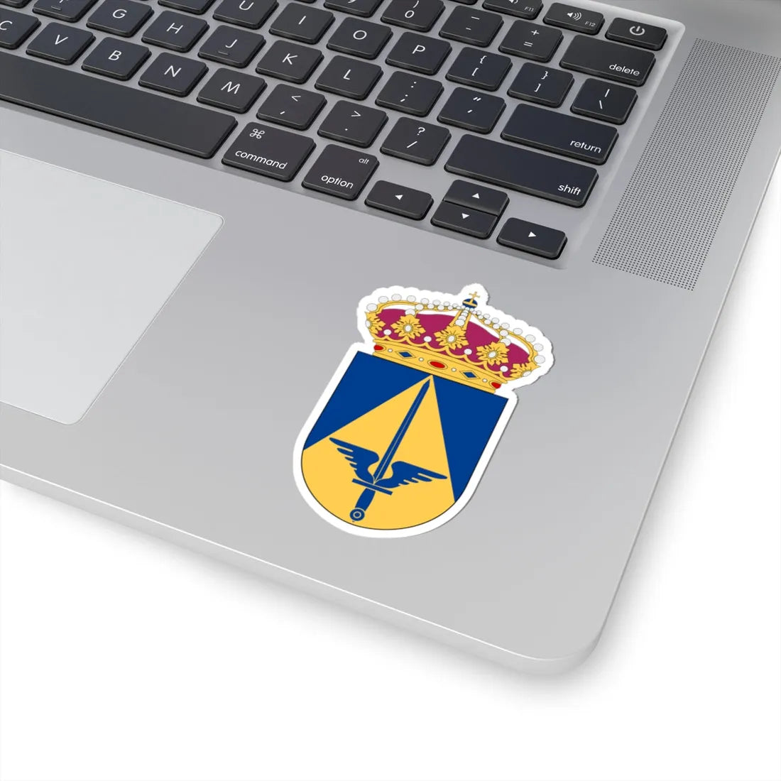Militära flyginspektionen vapen (Sweden) (Coat of Arms) STICKER Vinyl Kiss-Cut Decal - The Sticker Space