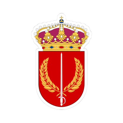 Militärhögskolan Halmstad vapen (Sweden) (Coat of Arms) STICKER Vinyl Kiss-Cut Decal 3 Inch White - The Sticker Space