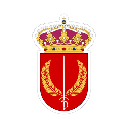 Militärhögskolan Halmstad vapen (Sweden) (Coat of Arms) STICKER Vinyl Kiss-Cut Decal 6 Inch White - The Sticker Space