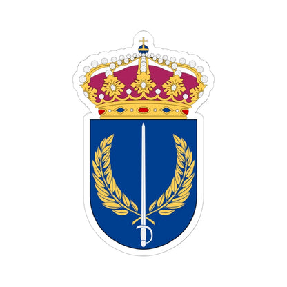Militärhögskolan Karlberg vapen 2 (Sweden) (Coat of Arms) STICKER Vinyl Kiss-Cut Decal 6 Inch White - The Sticker Space