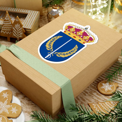 Militärhögskolan Karlberg vapen 2 (Sweden) (Coat of Arms) STICKER Vinyl Kiss-Cut Decal - The Sticker Space
