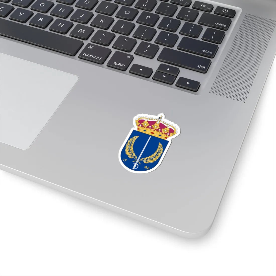 Militärhögskolan Karlberg vapen (Sweden) (Coat of Arms) STICKER Vinyl Kiss-Cut Decal - The Sticker Space