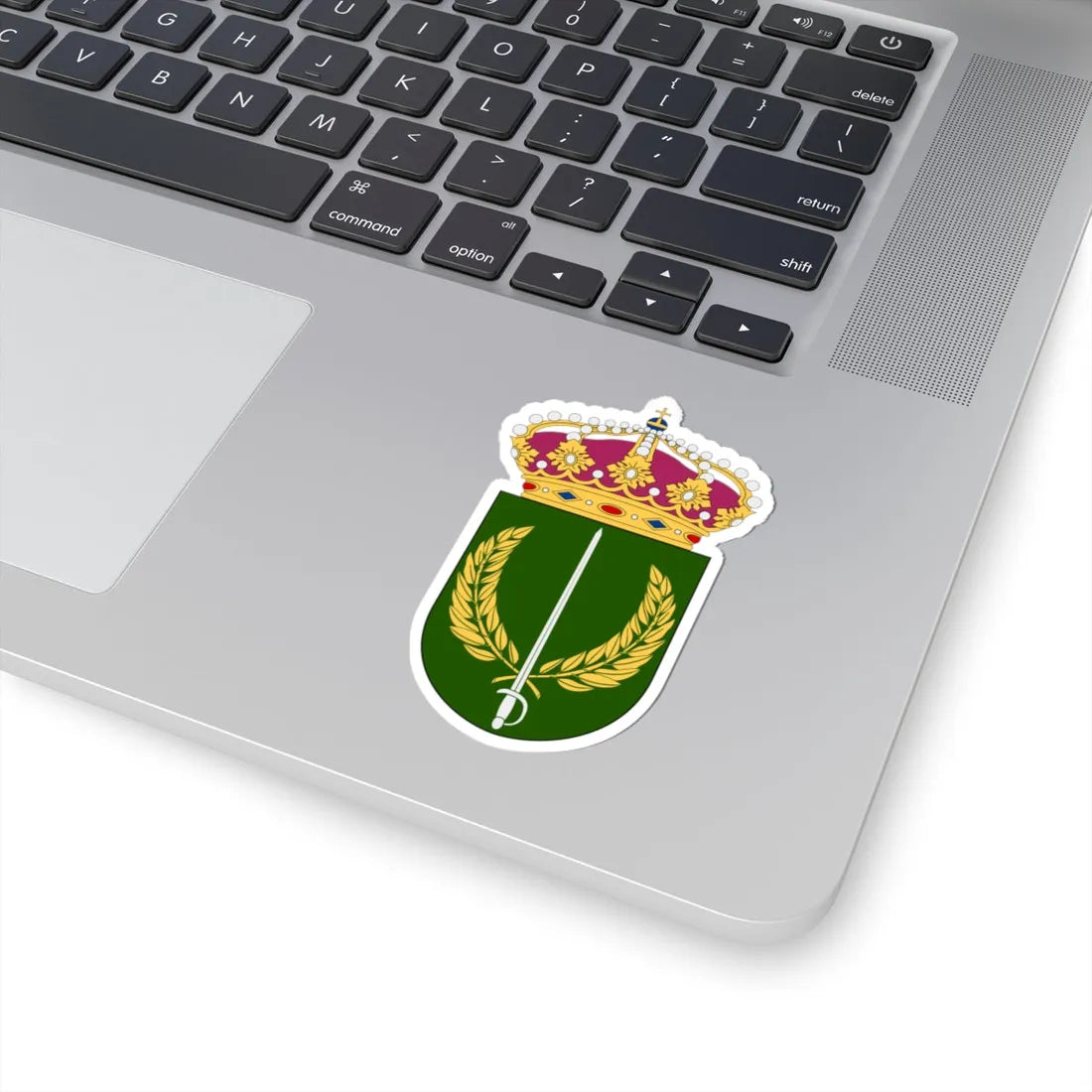 Militärhögskolan Östersund vapen (Sweden) (Coat of Arms) STICKER Vinyl Kiss-Cut Decal - The Sticker Space