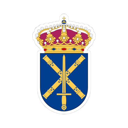 Militärhögskolan vapen (Sweden) (Coat of Arms) STICKER Vinyl Kiss-Cut Decal 4 Inch White - The Sticker Space