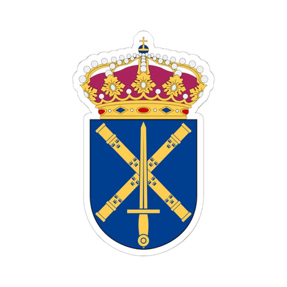 Militärhögskolan vapen (Sweden) (Coat of Arms) STICKER Vinyl Kiss-Cut Decal 6 Inch White - The Sticker Space
