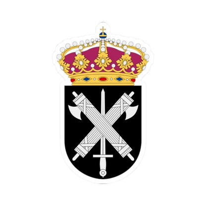 Militärpolisen vapen (Sweden) (Coat of Arms) STICKER Vinyl Kiss-Cut Decal 2 Inch White - The Sticker Space