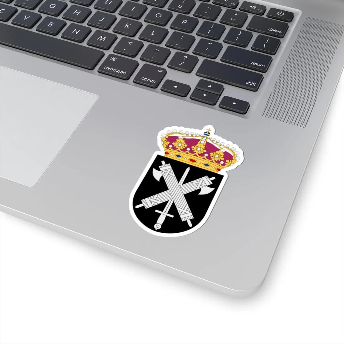 Militärpolisen vapen (Sweden) (Coat of Arms) STICKER Vinyl Kiss-Cut Decal - The Sticker Space