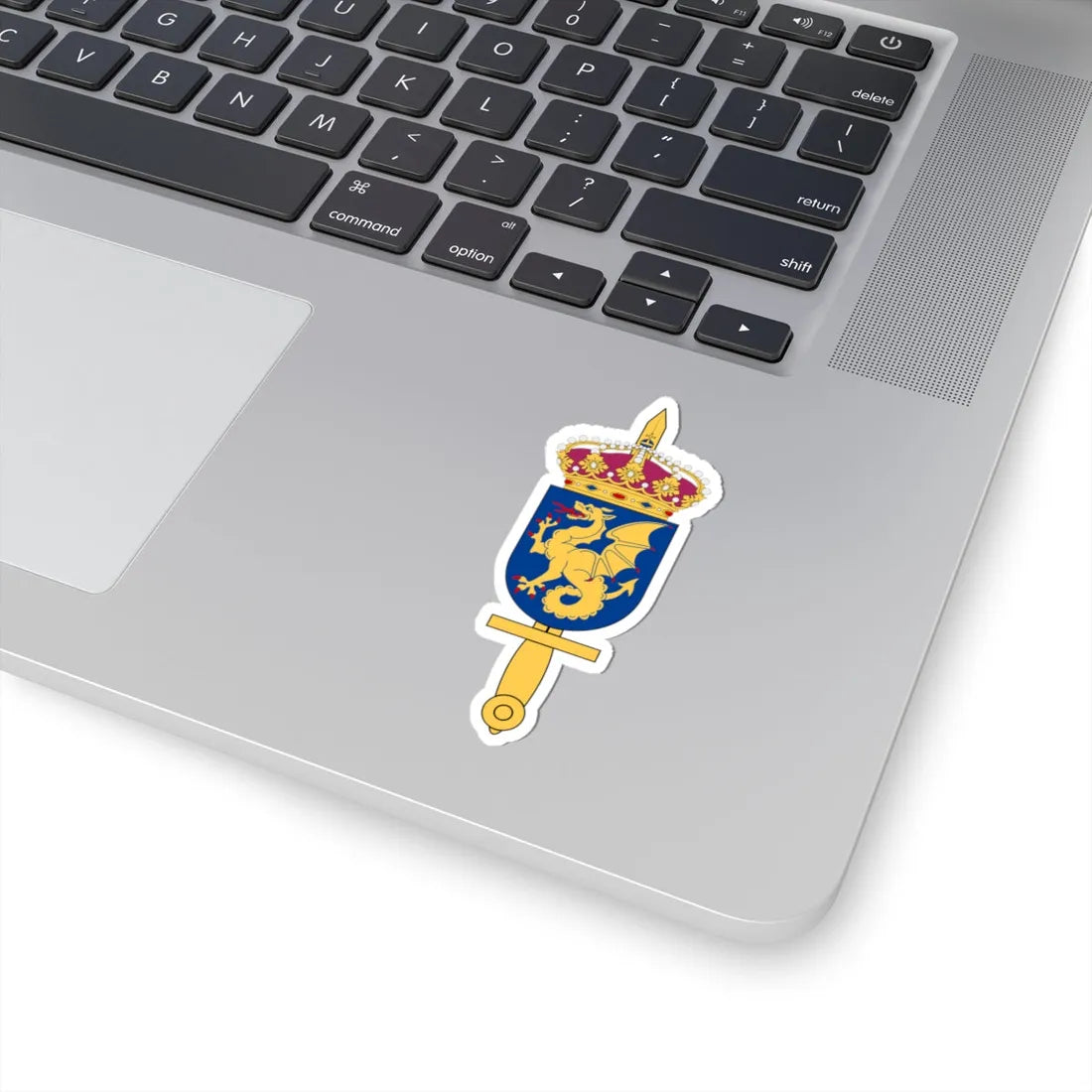 Militärregion Syd vapen (Sweden) (Coat of Arms) STICKER Vinyl Kiss-Cut Decal - The Sticker Space