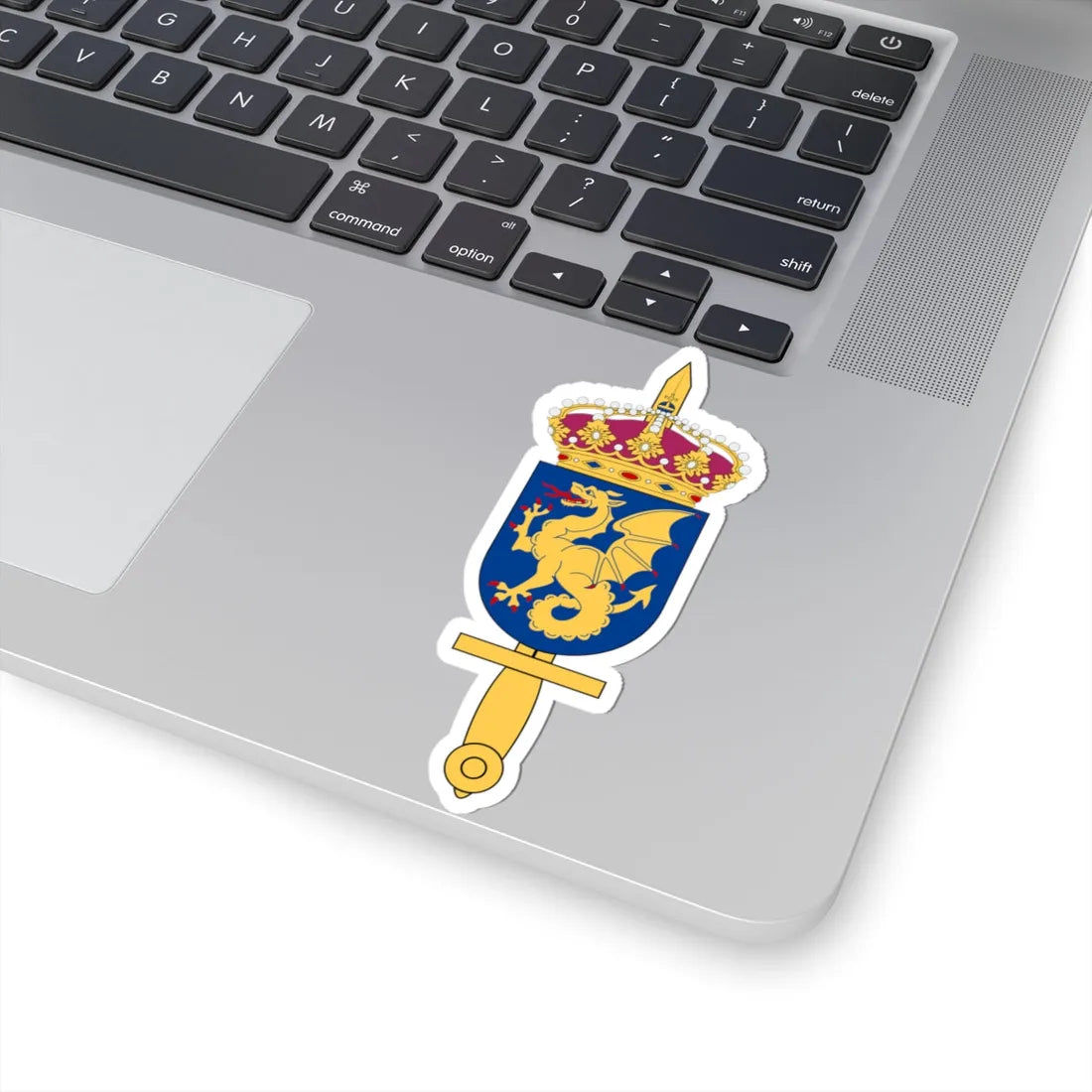 Militärregion Syd vapen (Sweden) (Coat of Arms) STICKER Vinyl Kiss-Cut Decal - The Sticker Space