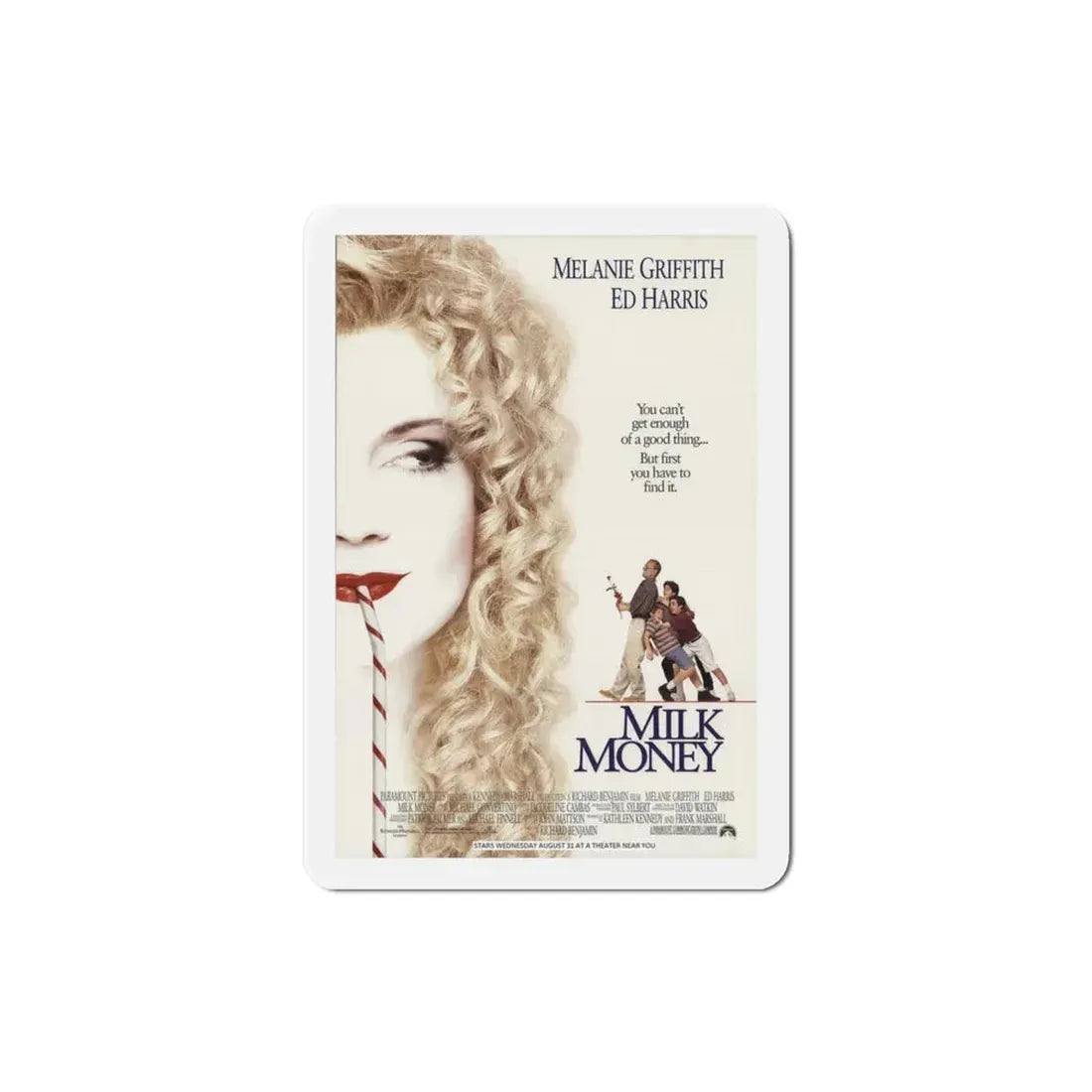 Milk Money 1994 Movie Poster Refrigerator Magnet 3 Inch - The Sticker Space