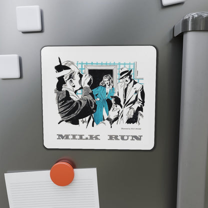 Milk Run (1), Bluebook, May 1953 (Magazine Illustration) Refrigerator Magnet-The Sticker Space