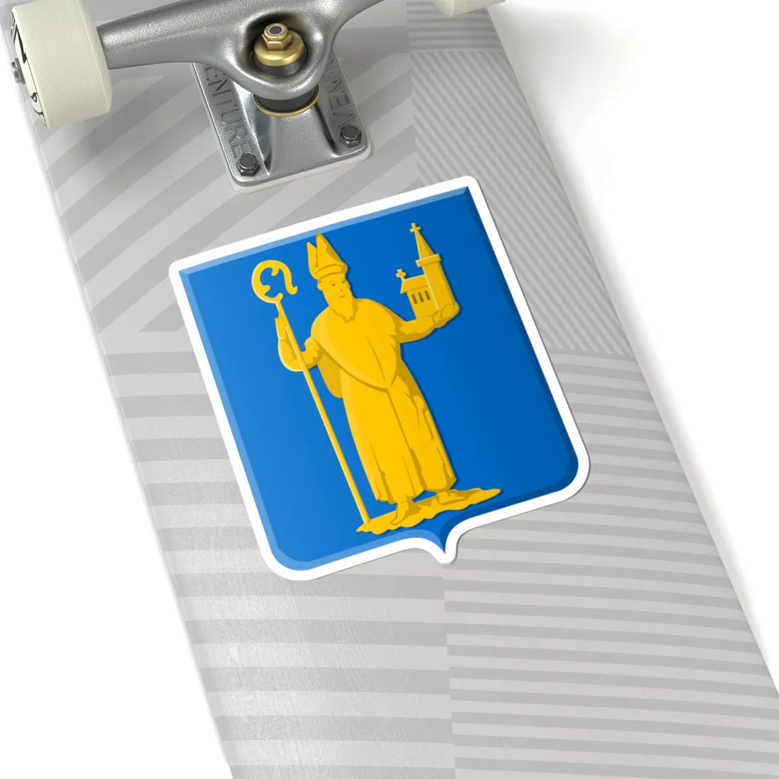 Mill en Sint Hubert gemeentewapen (Netherlands) (Coat of Arms) STICKER Vinyl Kiss-Cut Decal - The Sticker Space