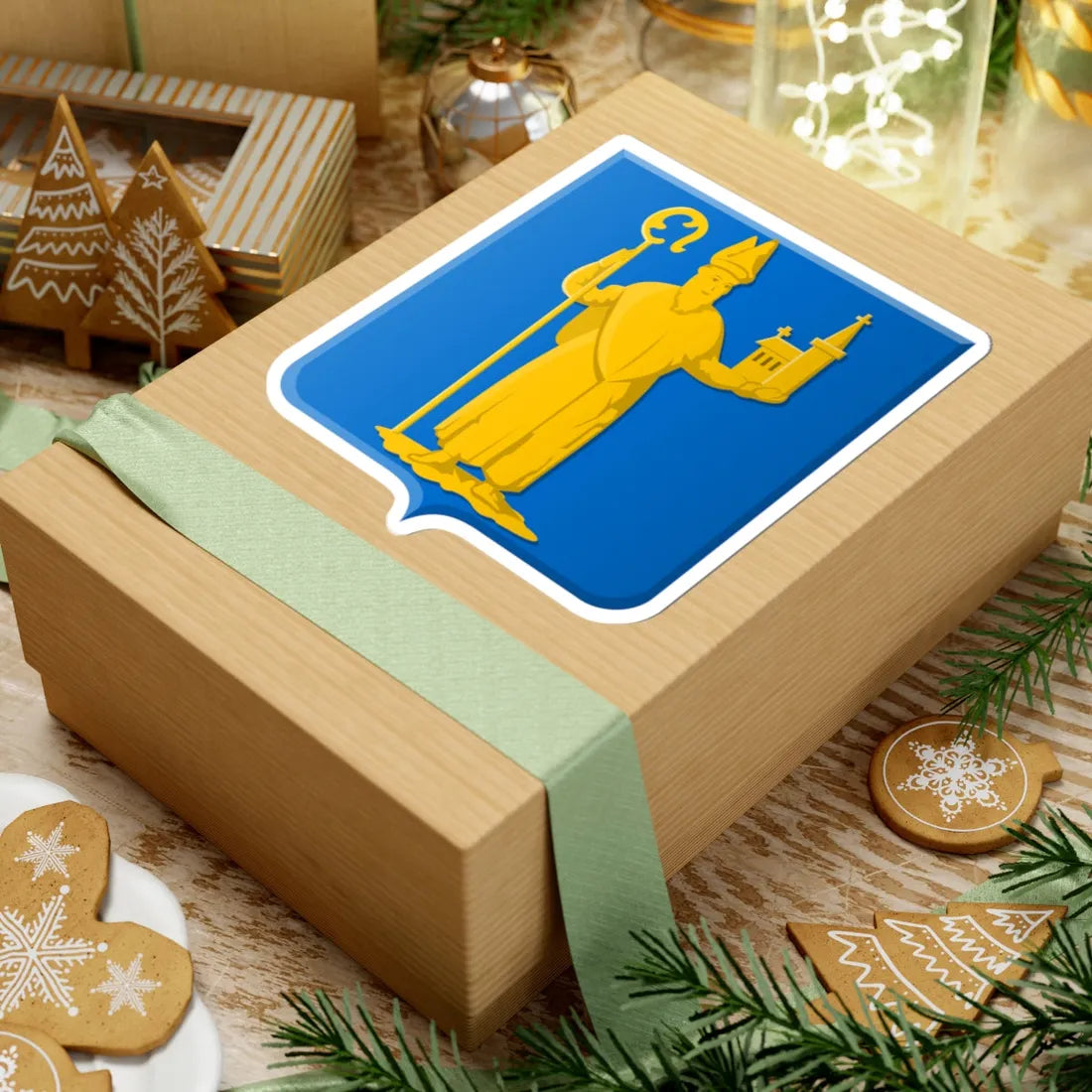 Mill en Sint Hubert gemeentewapen (Netherlands) (Coat of Arms) STICKER Vinyl Kiss-Cut Decal - The Sticker Space