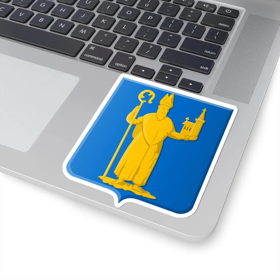 Mill en Sint Hubert gemeentewapen (Netherlands) (Coat of Arms) STICKER Vinyl Kiss-Cut Decal - The Sticker Space