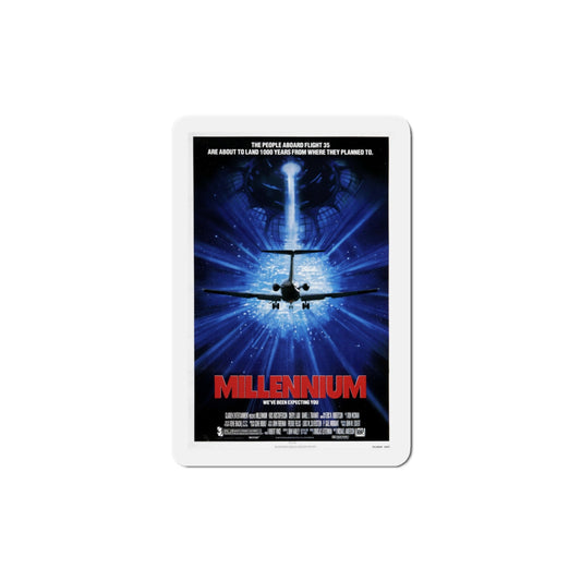 Millennium 1989 Movie Poster Die-Cut Magnet-4" x 4"-The Sticker Space