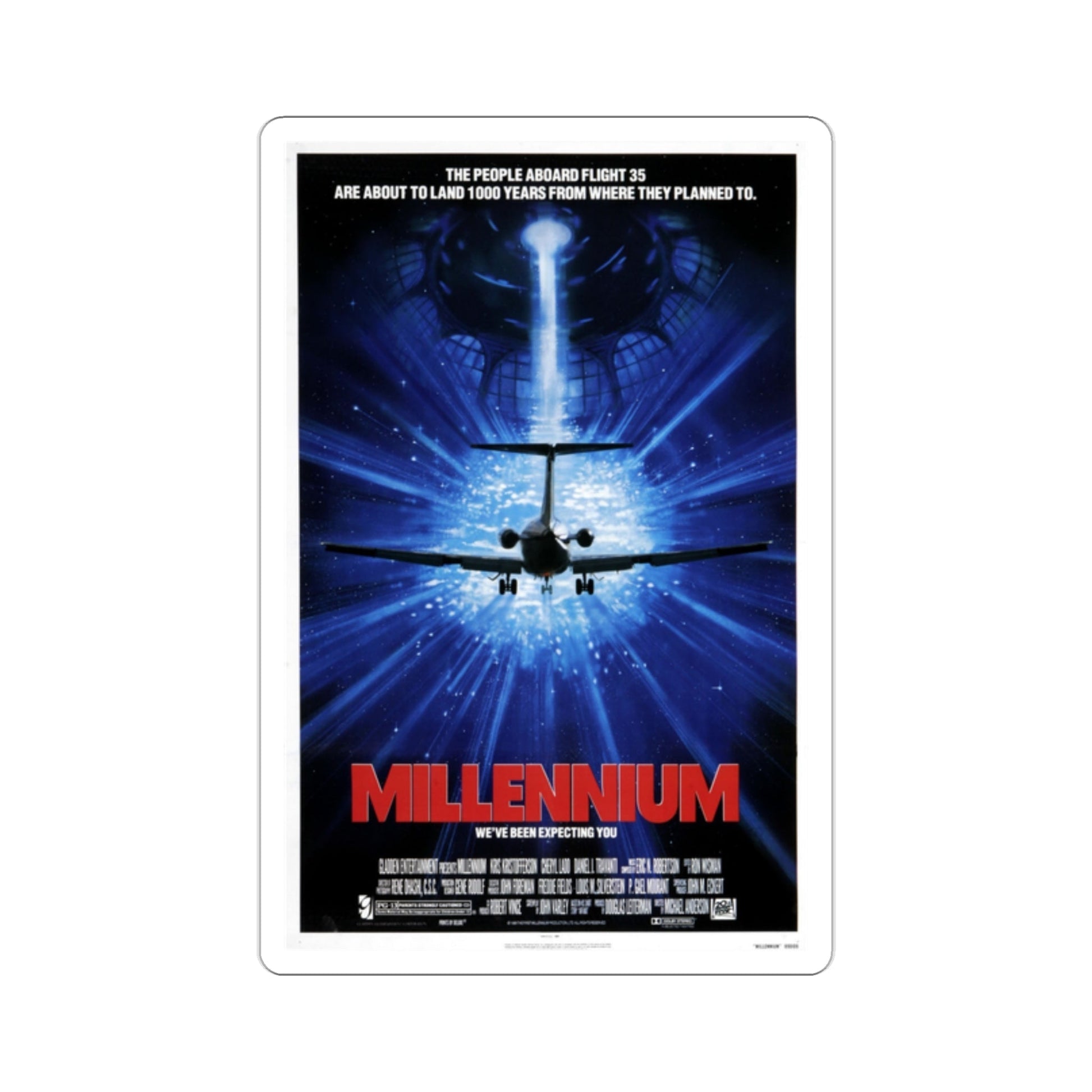 Millennium 1989 Movie Poster STICKER Vinyl Die-Cut Decal-2 Inch-The Sticker Space