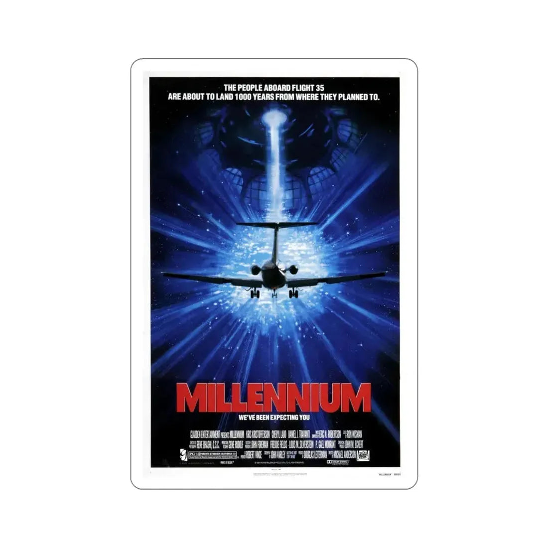 Millennium 1989 Movie Poster STICKER Vinyl Die-Cut Decal 6 Inch - The Sticker Space