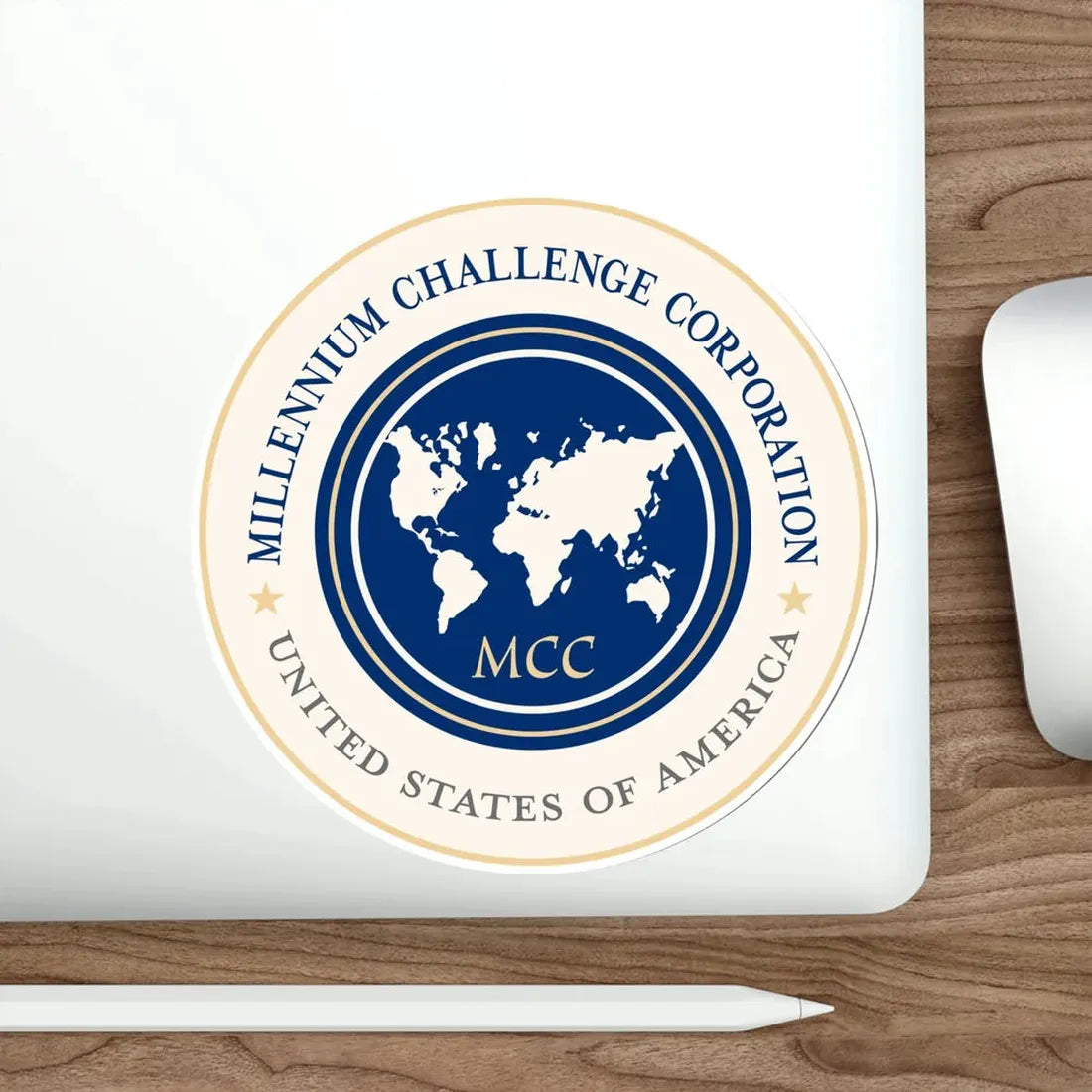 Millennium Challenge Corporation STICKER Vinyl Die-Cut Decal - The Sticker Space