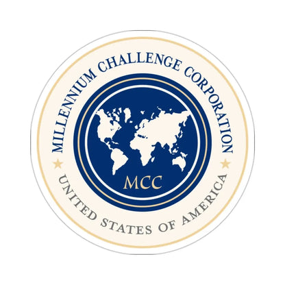 Millennium Challenge Corporation STICKER Vinyl Die-Cut Decal - The Sticker Space