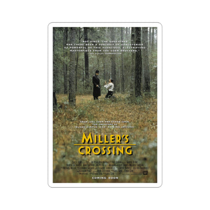 Millers Crossing 1990 Movie Poster STICKER Vinyl Die-Cut Decal-2 Inch-The Sticker Space