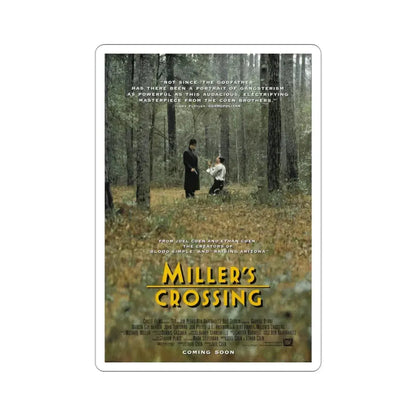 Millers Crossing 1990 Movie Poster STICKER Vinyl Die-Cut Decal 3 Inch - The Sticker Space