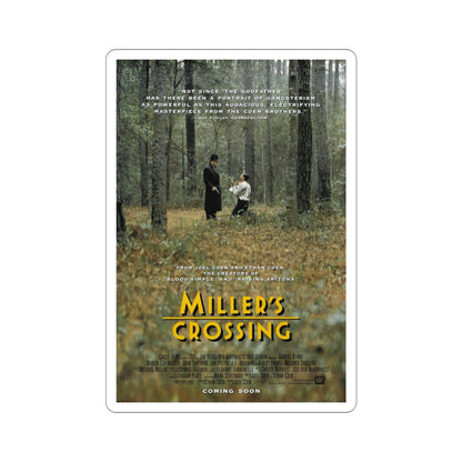 Millers Crossing 1990 Movie Poster STICKER Vinyl Die-Cut Decal-4 Inch-The Sticker Space