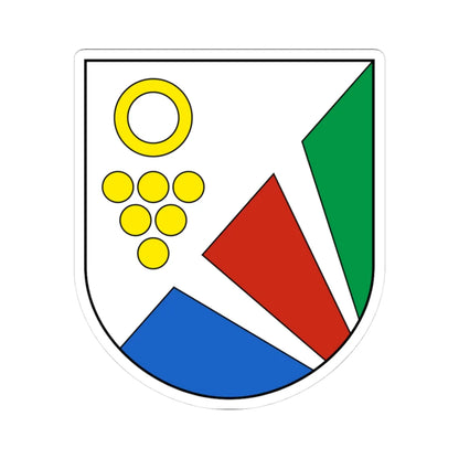 Milvignes-blazon (Switzerland) (Coat of Arms) STICKER Vinyl Kiss-Cut Decal 3 Inch White - The Sticker Space