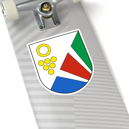 Milvignes-blazon (Switzerland) (Coat of Arms) STICKER Vinyl Kiss-Cut Decal - The Sticker Space