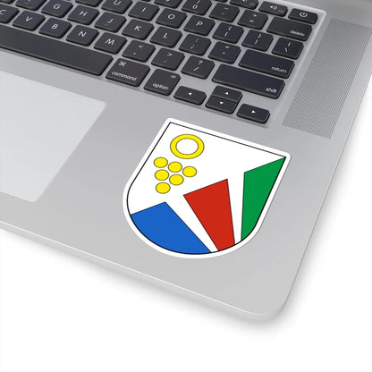 Milvignes-blazon (Switzerland) (Coat of Arms) STICKER Vinyl Kiss-Cut Decal - The Sticker Space