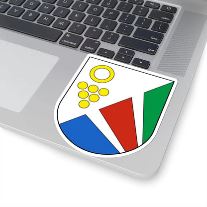 Milvignes-blazon (Switzerland) (Coat of Arms) STICKER Vinyl Kiss-Cut Decal - The Sticker Space