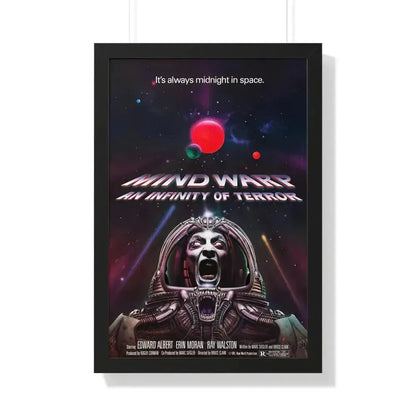 MIND WARP (GALAXY OF TERROR) 1981 - Framed Movie Poster 20" x 30" Black - The Sticker Space