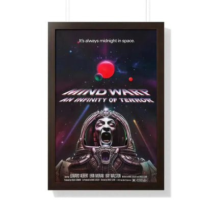 MIND WARP (GALAXY OF TERROR) 1981 - Framed Movie Poster 20" x 30" Walnut - The Sticker Space