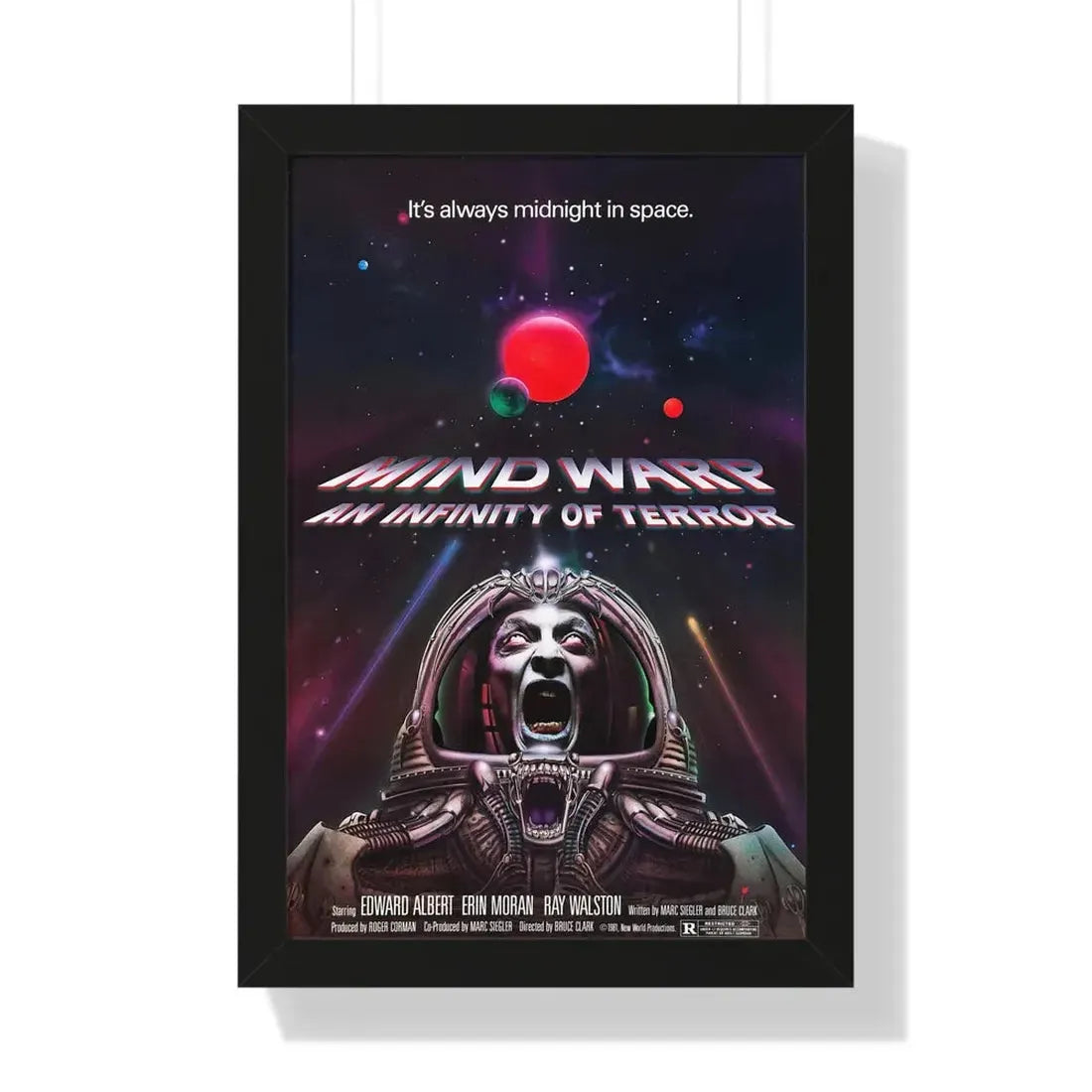 MIND WARP (GALAXY OF TERROR) 1981 - Framed Movie Poster - The Sticker Space