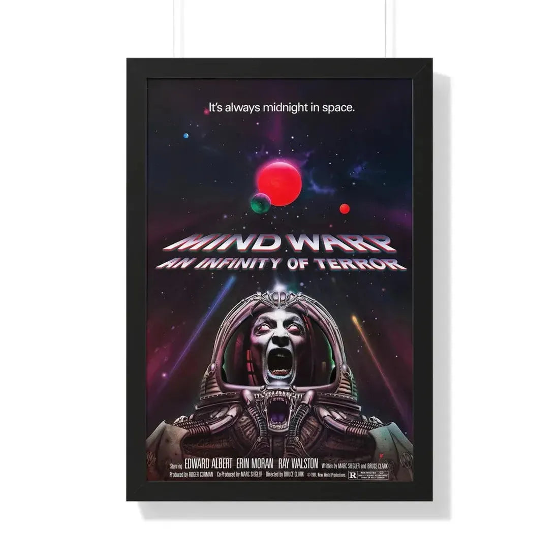 MIND WARP (GALAXY OF TERROR) 1981 - Framed Movie Poster - The Sticker Space