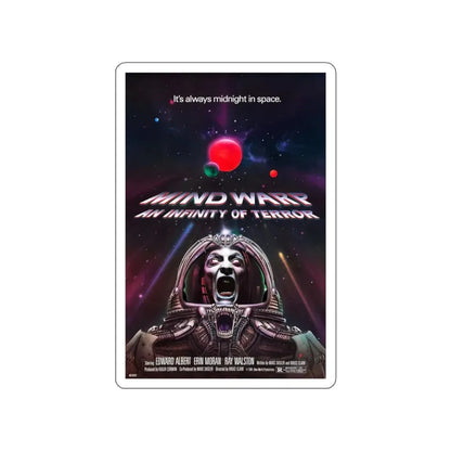 MIND WARP (GALAXY OF TERROR) 1981 Movie Poster STICKER Vinyl Die-Cut Decal 6 Inch - The Sticker Space