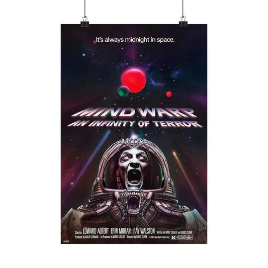 MIND WARP (GALAXY OF TERROR) 1981 - Paper Movie Poster 12″ x 18″ Matte - The Sticker Space