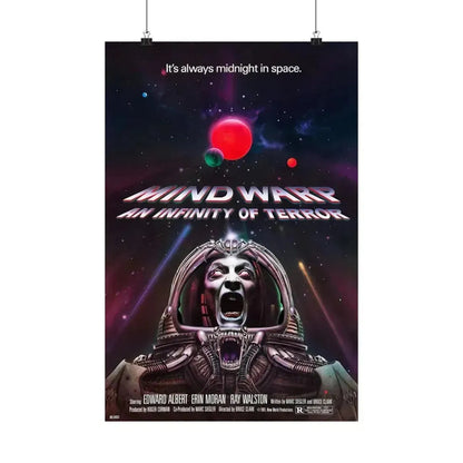 MIND WARP (GALAXY OF TERROR) 1981 - Paper Movie Poster 16″ x 24″ Matte - The Sticker Space
