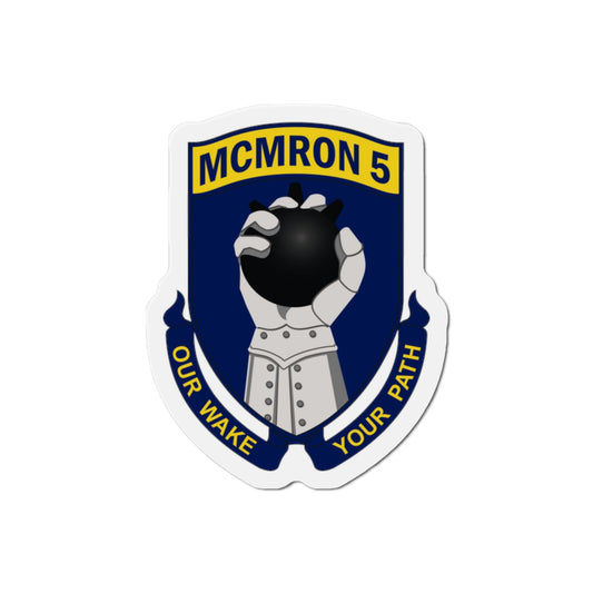 Mine Countermeasures Squadron Five (U.S. Navy) Die-Cut Magnet-The Sticker Space