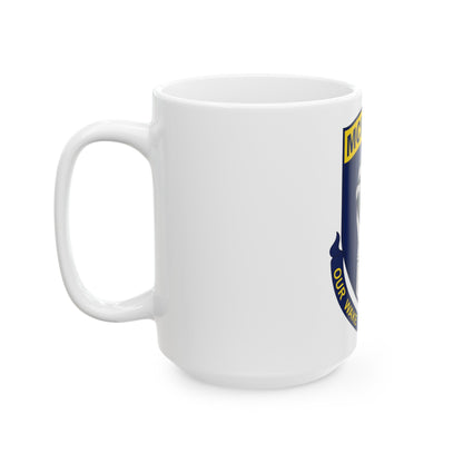 Mine Countermeasures Squadron Five (U.S. Navy) White Coffee Mug-The Sticker Space