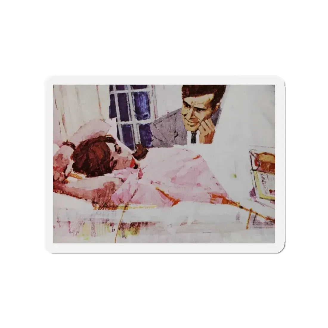 Mine to love, Good Housekeeping, February 1967 (Magazine Illustration) Refrigerator Magnet - The Sticker Space