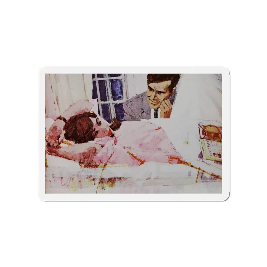 Mine to love, Good Housekeeping, February 1967 (Magazine Illustration) Refrigerator Magnet - The Sticker Space